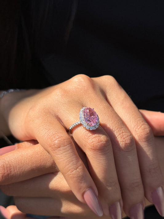 Rose Élite Ring in Sterling Silver -925