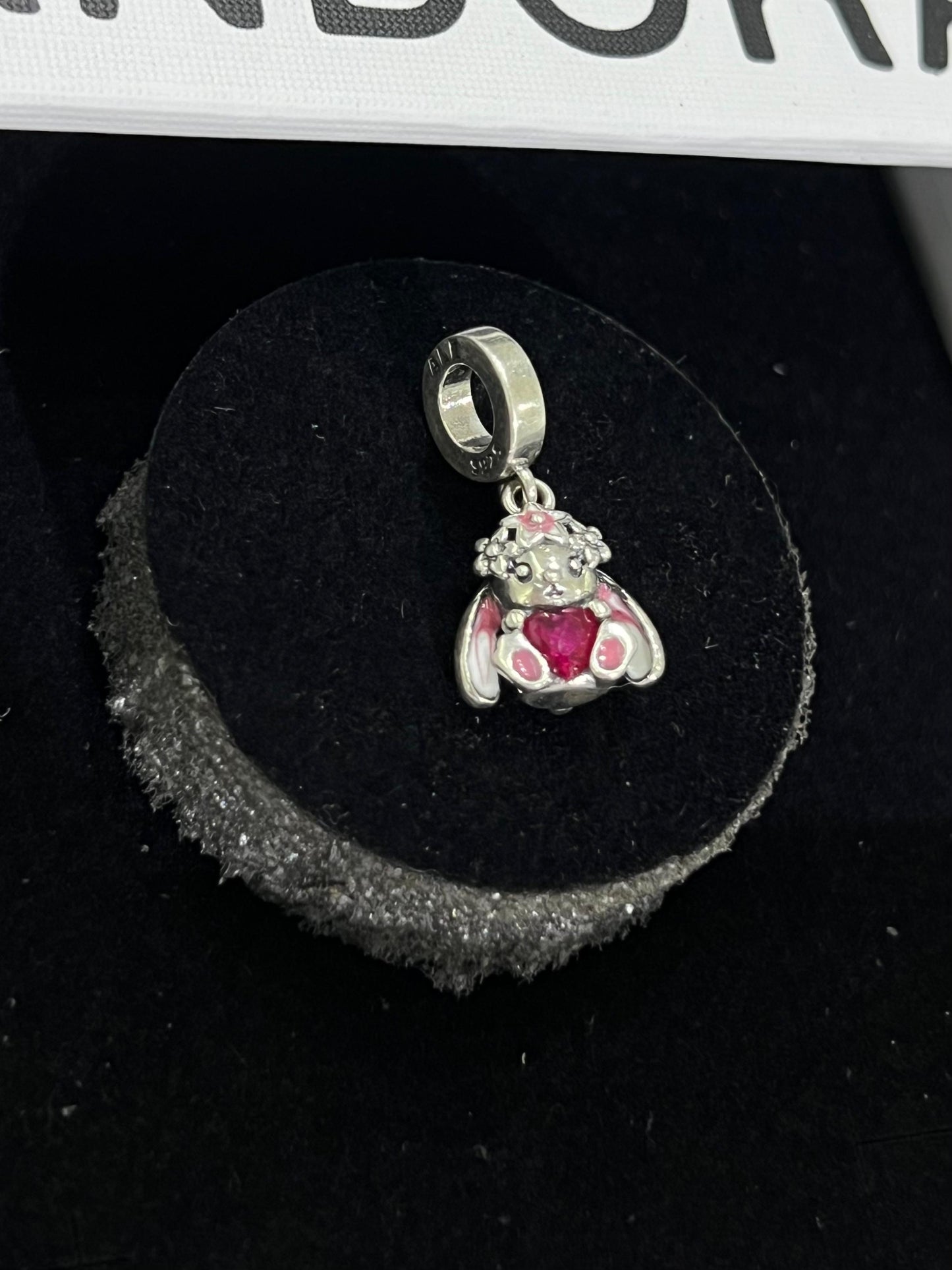 Bunny Heart Charm
