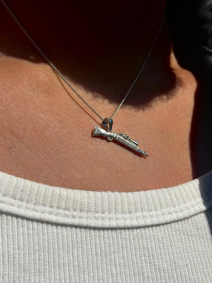 Sniper Necklaces for Men's Sterling Silver 925s