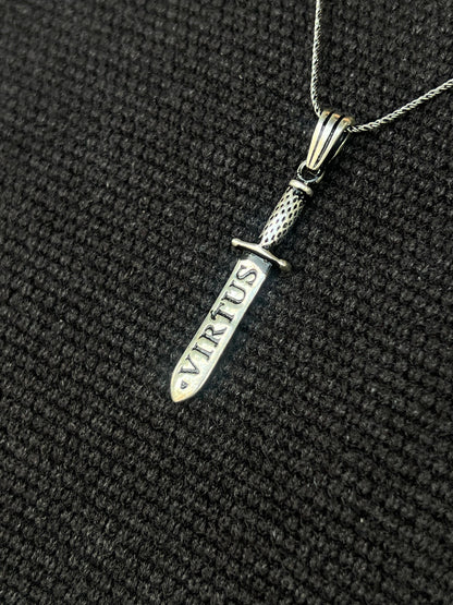 Virtus Pendant – S925 Silver-5cm