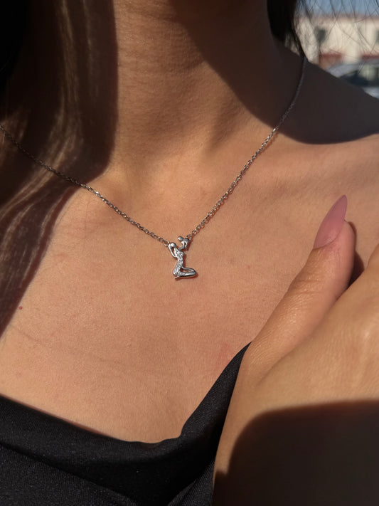 (3) Mommy Necklace in Sterling Silver 925s