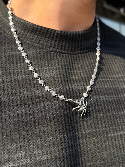 Spider Arctic Chain For Men Sterling Silver925 -(57cm-5,5mm)