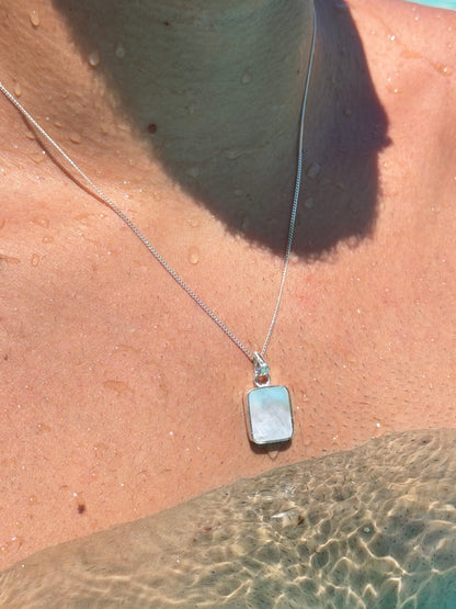 Shell Necklace for Men's Sterling Silver 925s
