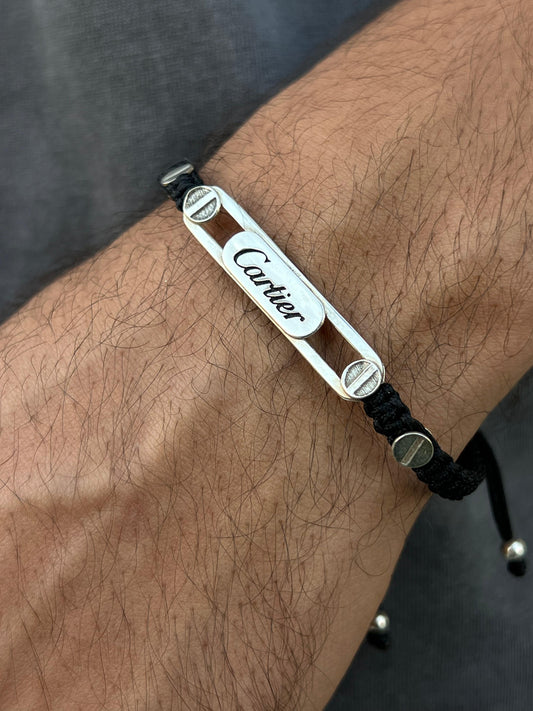 Cartier Handmade Bracelet for Men's Sterling Silver 925s