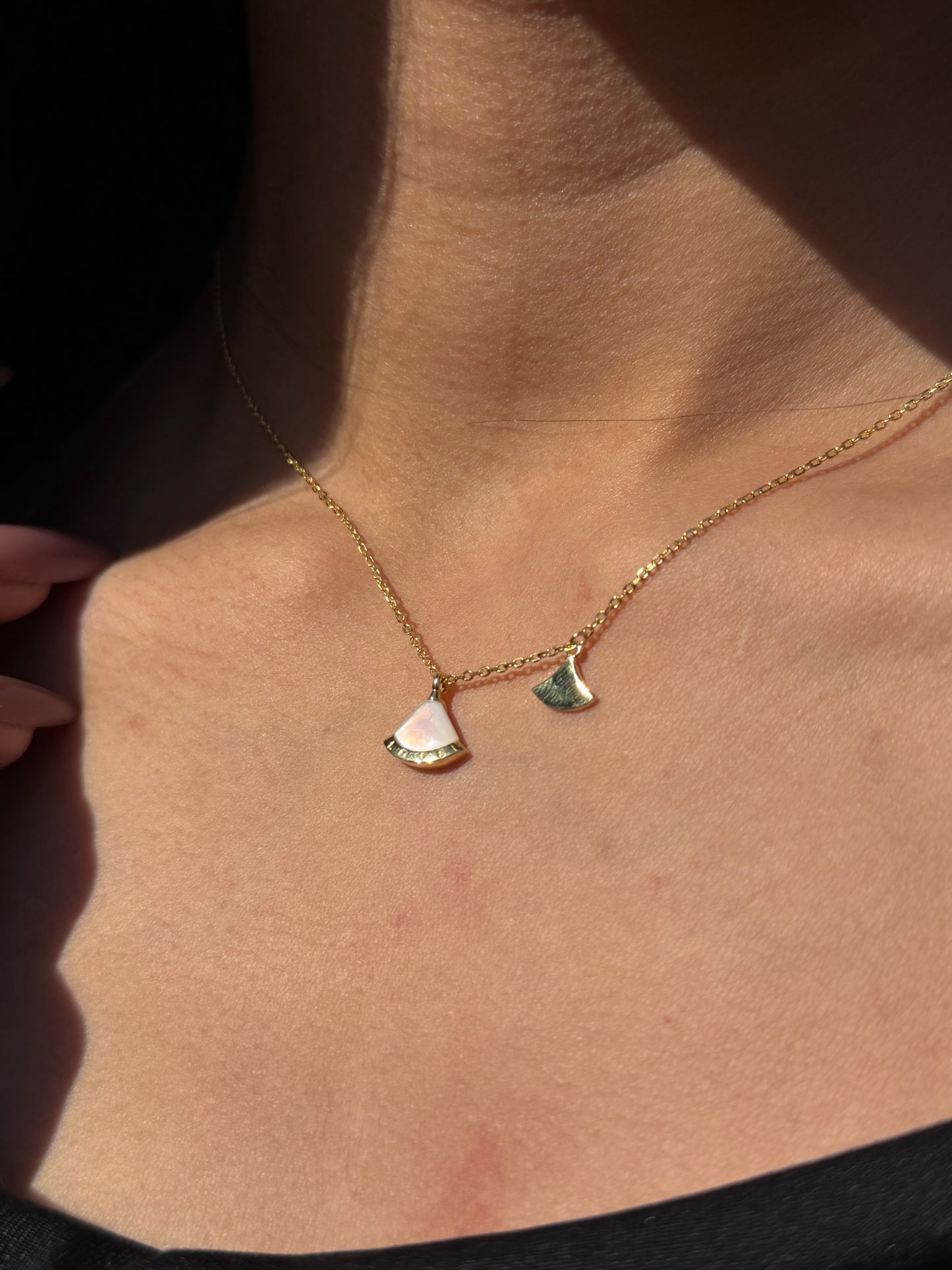 Fine Gold plated Divas' Dream Necklace-in Sterling Silver -925