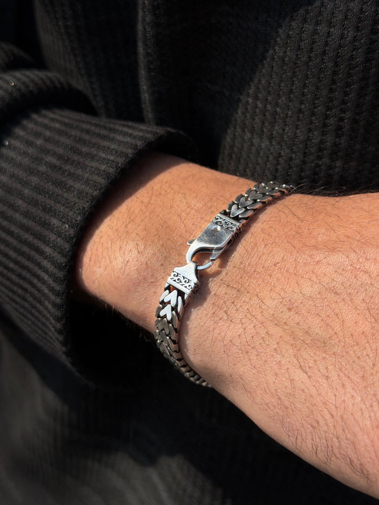 Aura Bracelet S925 Sterling Silver -(20cm-8mm)