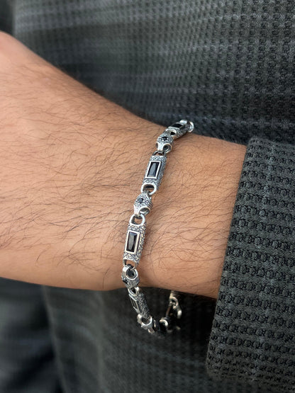 Guardian bracelet for men-Pure925s (21cm-7mm)