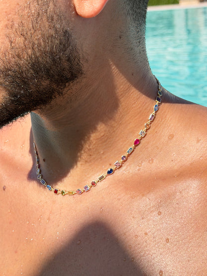 Iconic ZOVA Choker Necklace in Sterling Silver925- Gold Plated