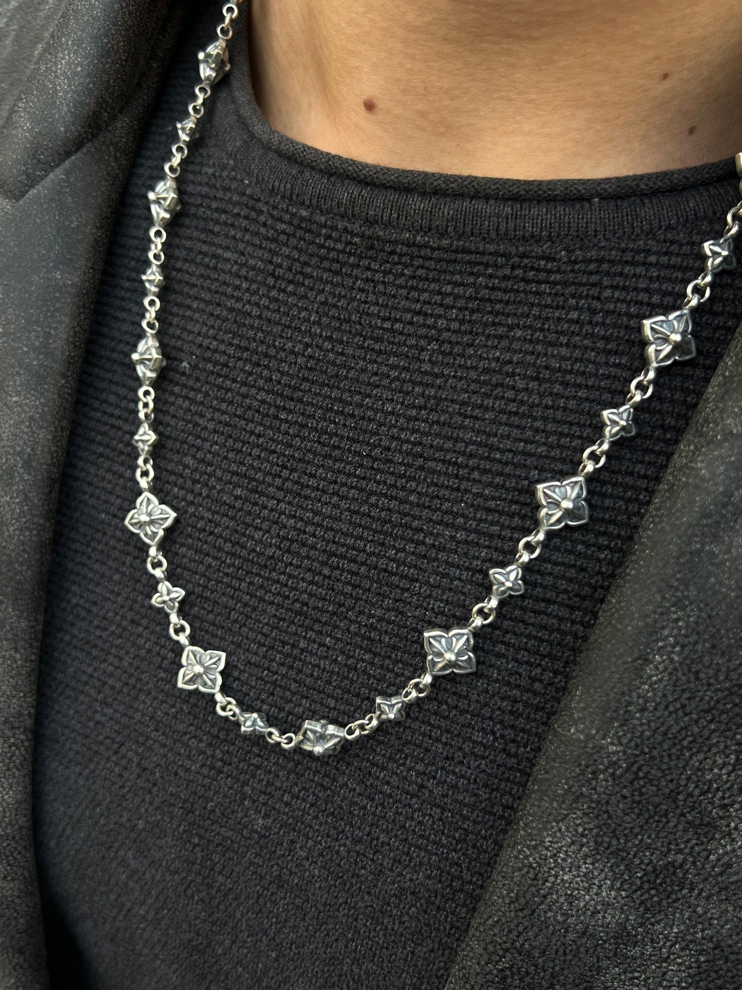 Rpika Solid Chain For Men Sterling Silver925 -62cm