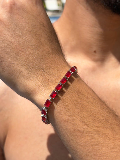 OG Zirconia Bracelet Sterling Silver 925s-18cm