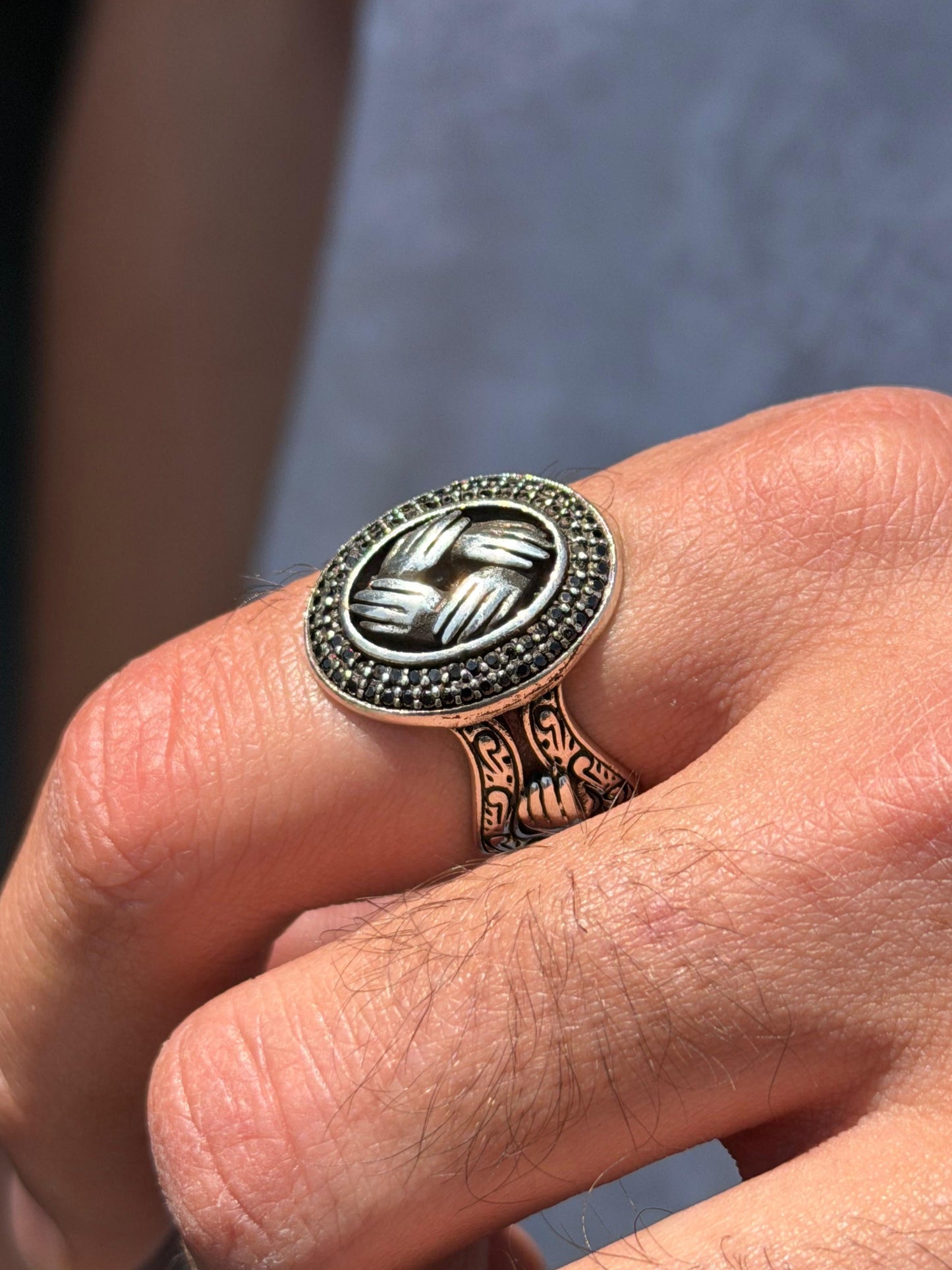 Knot Ring -for Men's Sterling Silver 925s