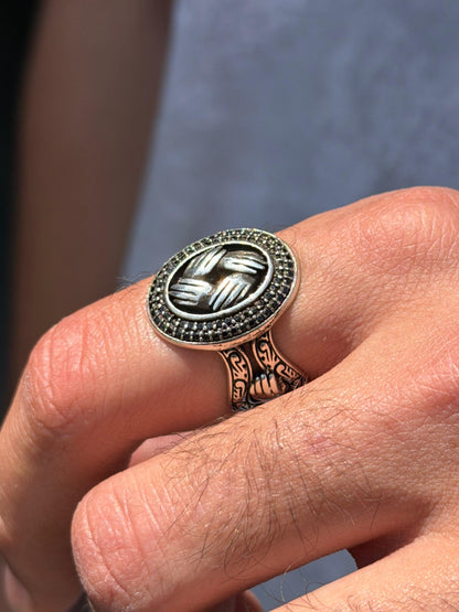 Knot Ring -for Men's Sterling Silver 925s