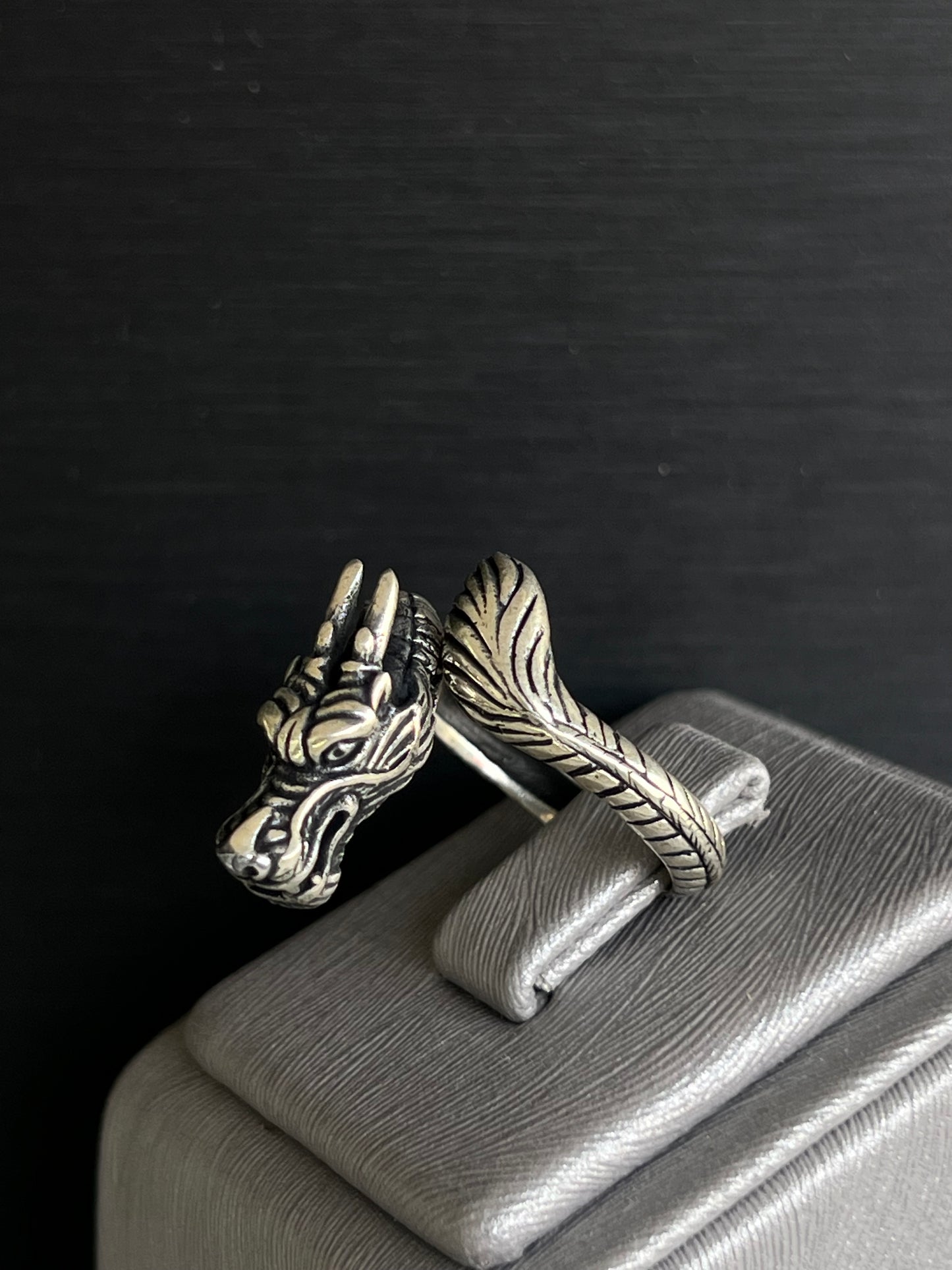 Dragon Face Ring -for Men's Sterling Silver 925s
