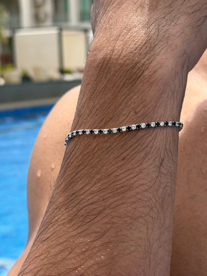 Yin Tennis Bracelet Sterling Silver 925s