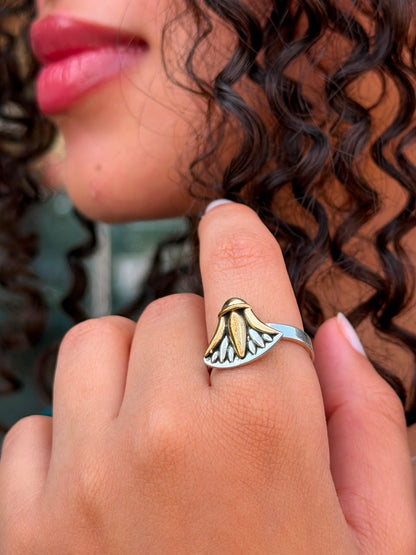 Bloomveil Ring in Sterling Silver -925