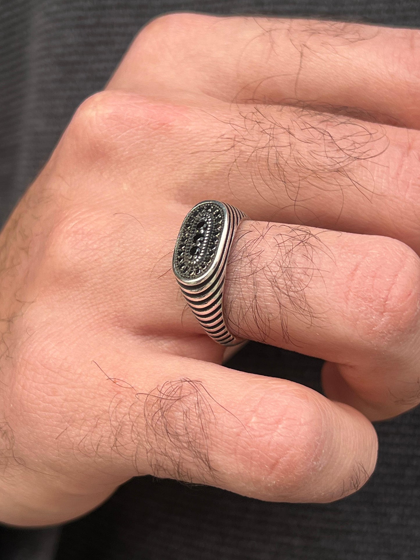 Zancan Ring -for Men's Sterling Silver 925s