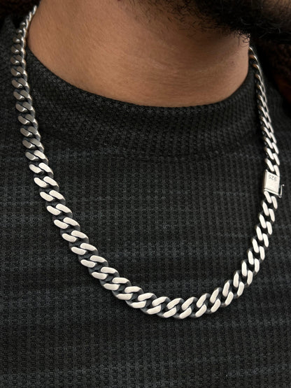 ⛔️Exclusive⛔️ Double Appear Brutal Chain-Pure Sterling Silver 925s-(58cm-10mm)