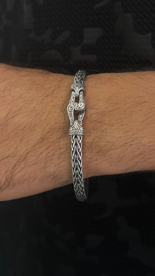 Link Masculine Bracelet -pure silver S925