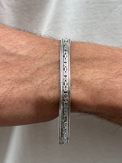 VAROS layered king - Costie -S925 Sterling Silver Bracelet for men