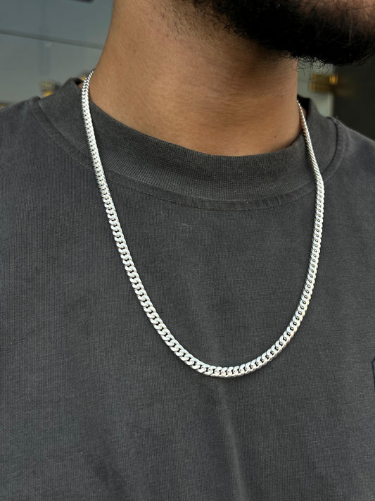 Lunar Grommet Chain For Men Sterling Silver 925- (30cm-5mm)