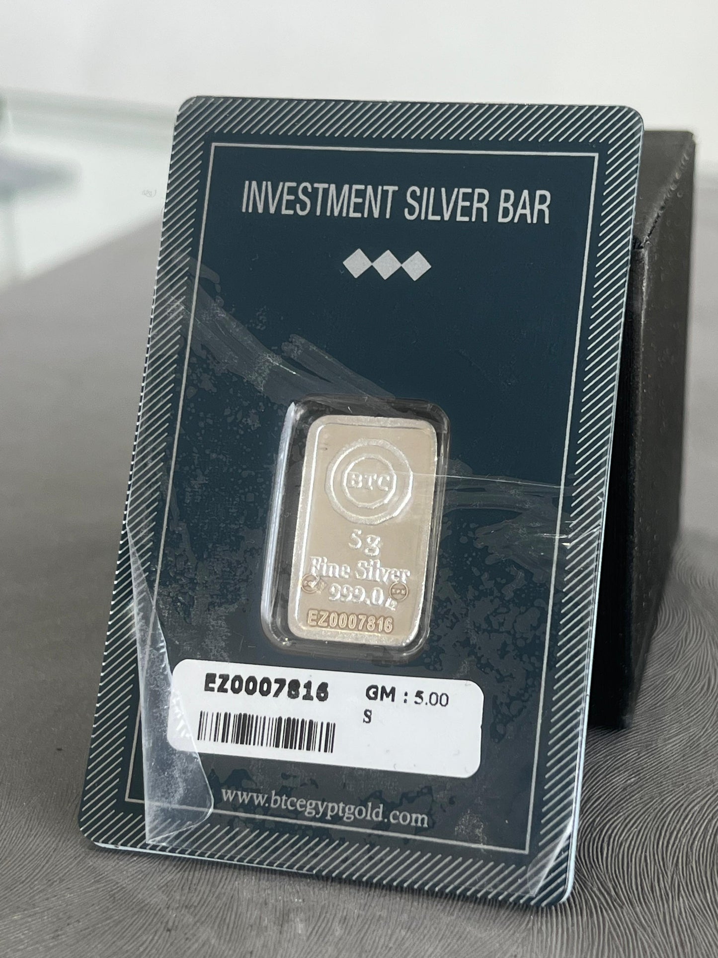 BTC 5g Fine Silver Coin 999 – Price Based on Spot Market
