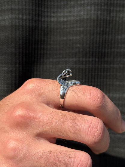 Cobra Ring -Sterling Silver 925s