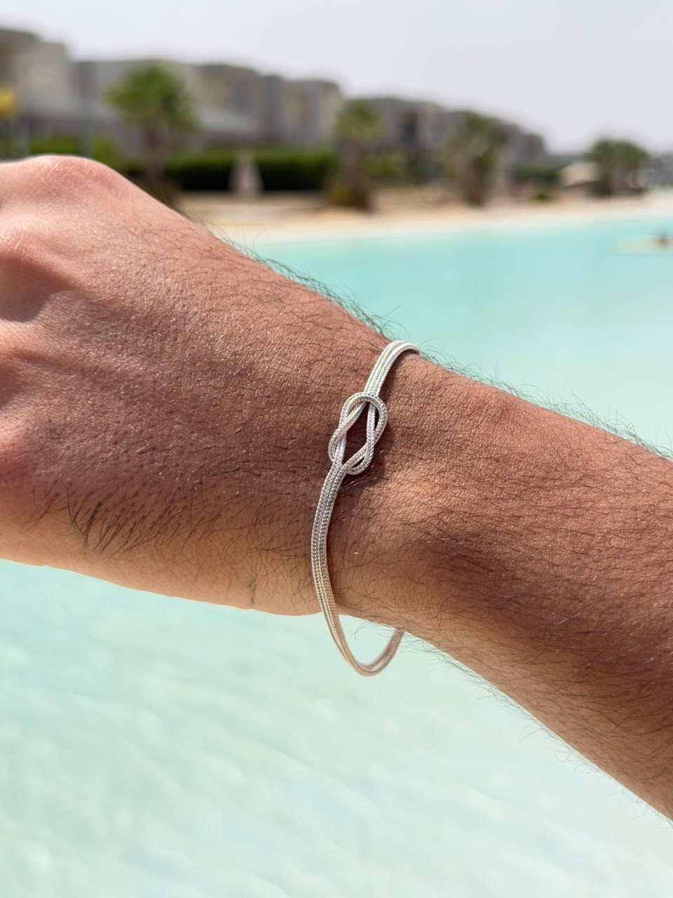 Knotted SnakeBracelet Sterling Silver 925s