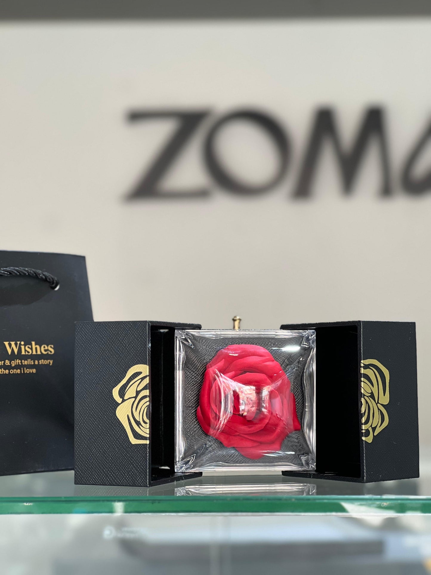 Black One Flower Valentine’s Box Drawer ❤️‍🔥