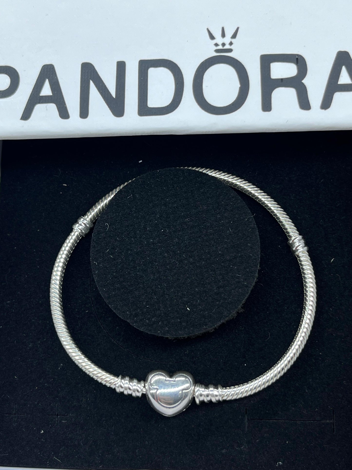 sparkling Mickey Round Snake Chain Bracelet