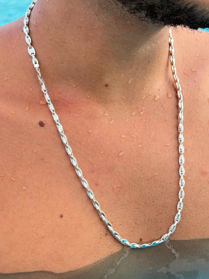 Pump Turkish Orbit Necklace Sterling Silver 925s