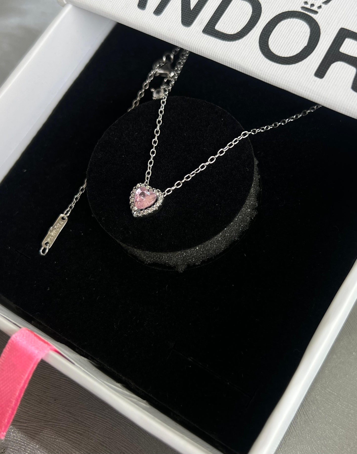 Heart Necklace -Italian Silver 925