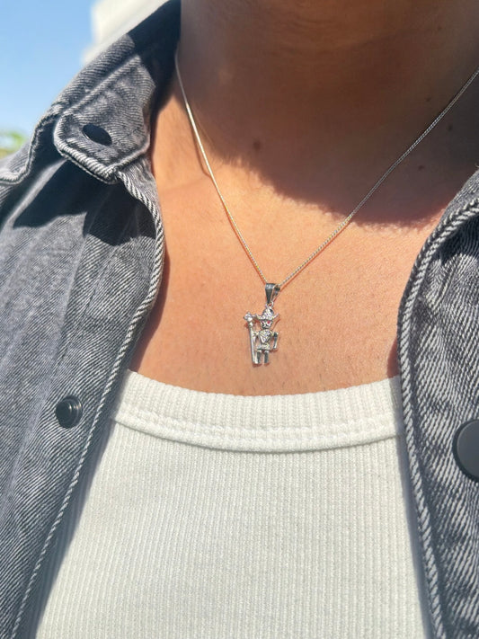 Outlaw Rider Necklaces for Men's Sterling Silver 925s