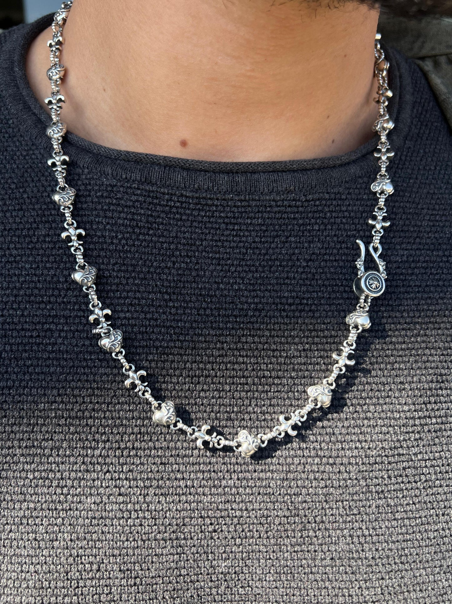 Bowman Pegasus Chain For Men Sterling Silver 925- (58.5cm)