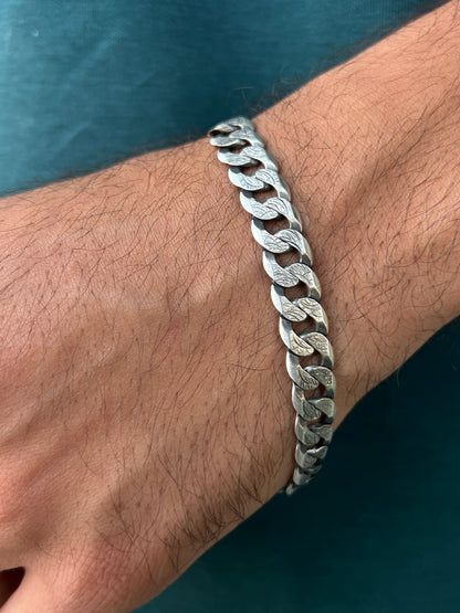 Oxidised Bracelet for Men's Sterling Silver 925s