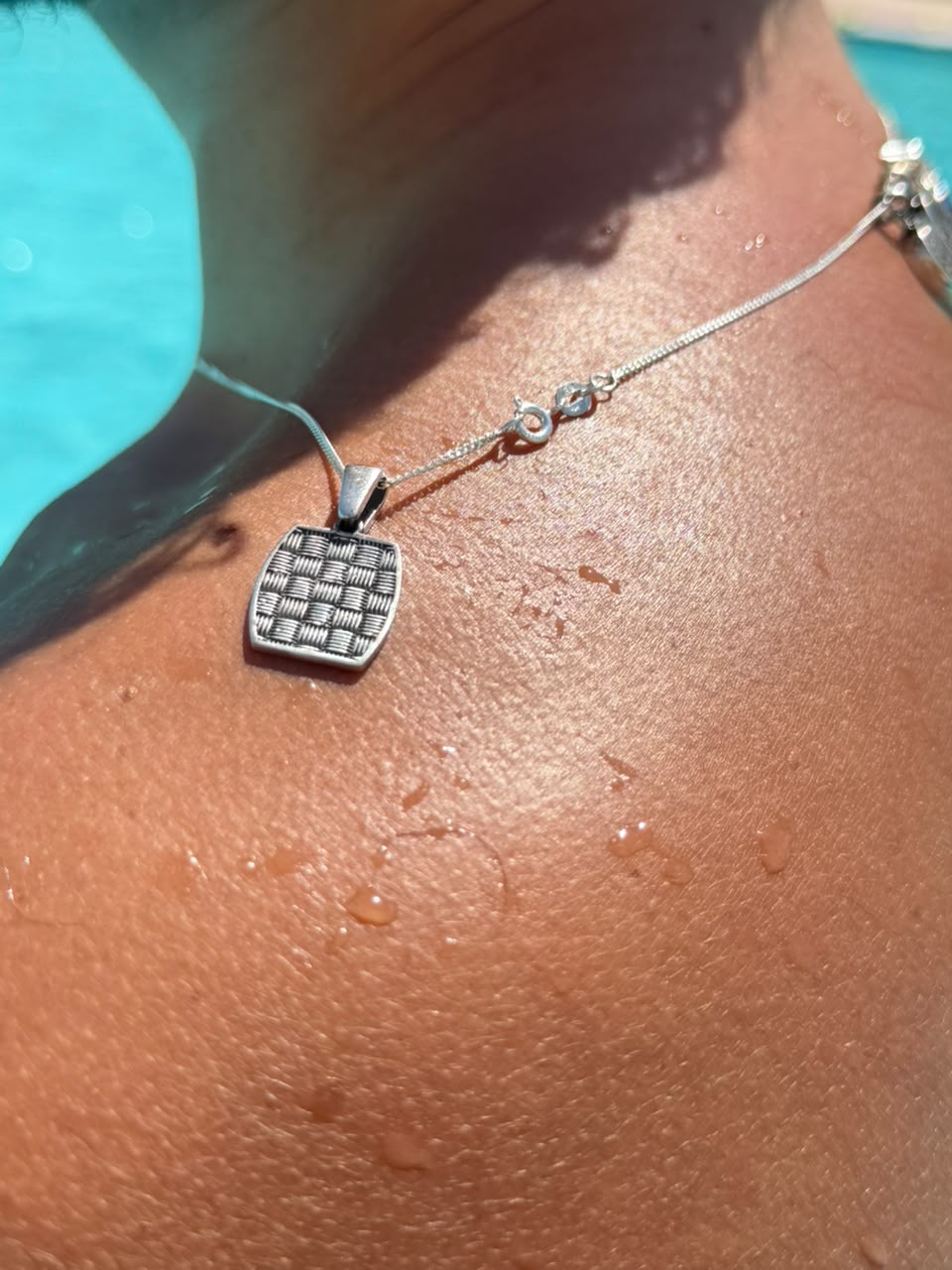 Gridlock Necklace for Men's Sterling Silver 925s