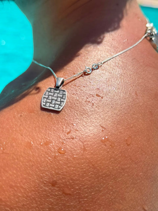 Gridlock Necklace for Men's Sterling Silver 925s