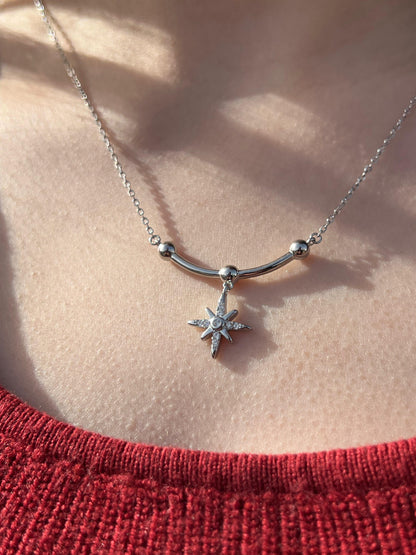 Diago North Necklace in Sterling Silver 925s