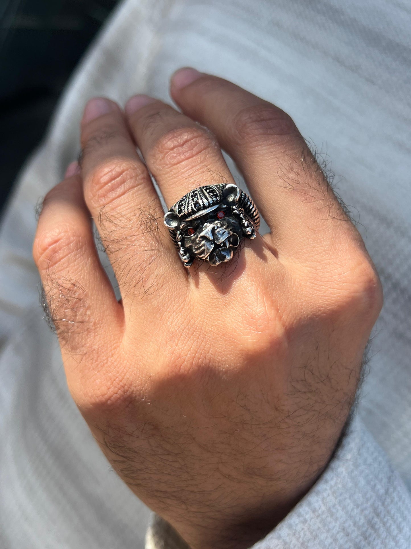 Limited Edition Barbarian Edge Ring -Sterling Silver 925s