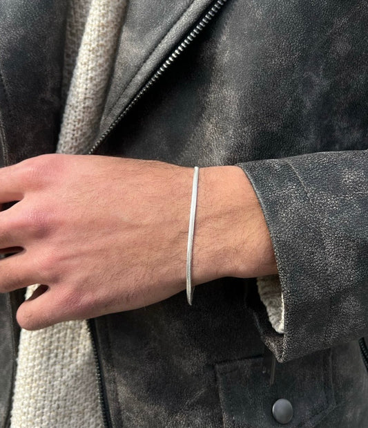 Snake Bracelet for Men's Sterling Silver 925s