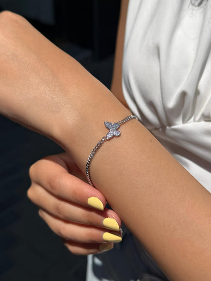 Butterfly Gro Bracelet -in Sterling Silver -925