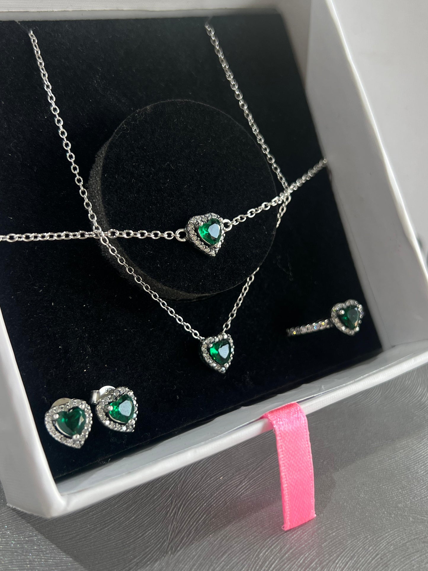 Full Heart Set - Italian Silver 925