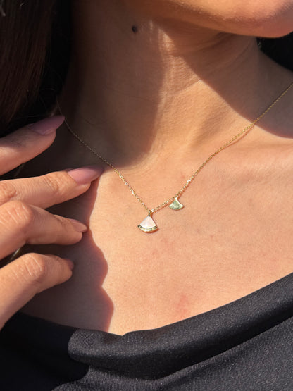 Fine Gold plated Divas' Dream Necklace-in Sterling Silver -925