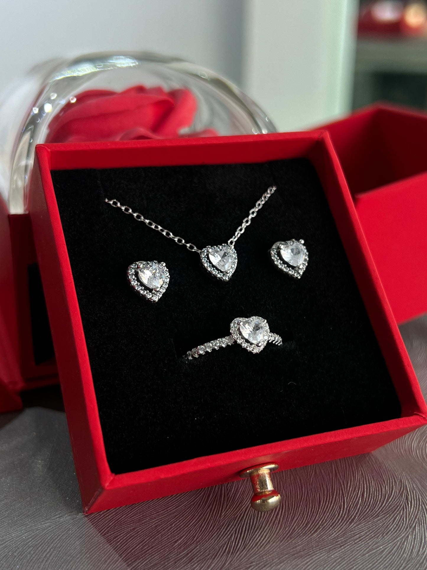 Red One Flower Valentine’s Box Drawer ❤️‍🔥