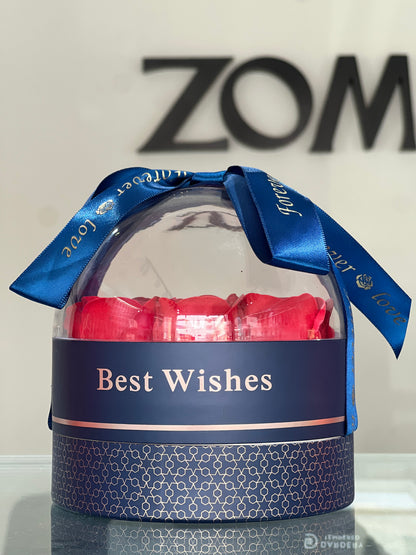 Forever Blue Flower Valentine’s Box