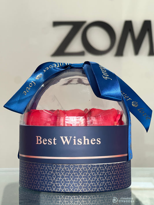 Forever Blue Flower Valentine’s Box