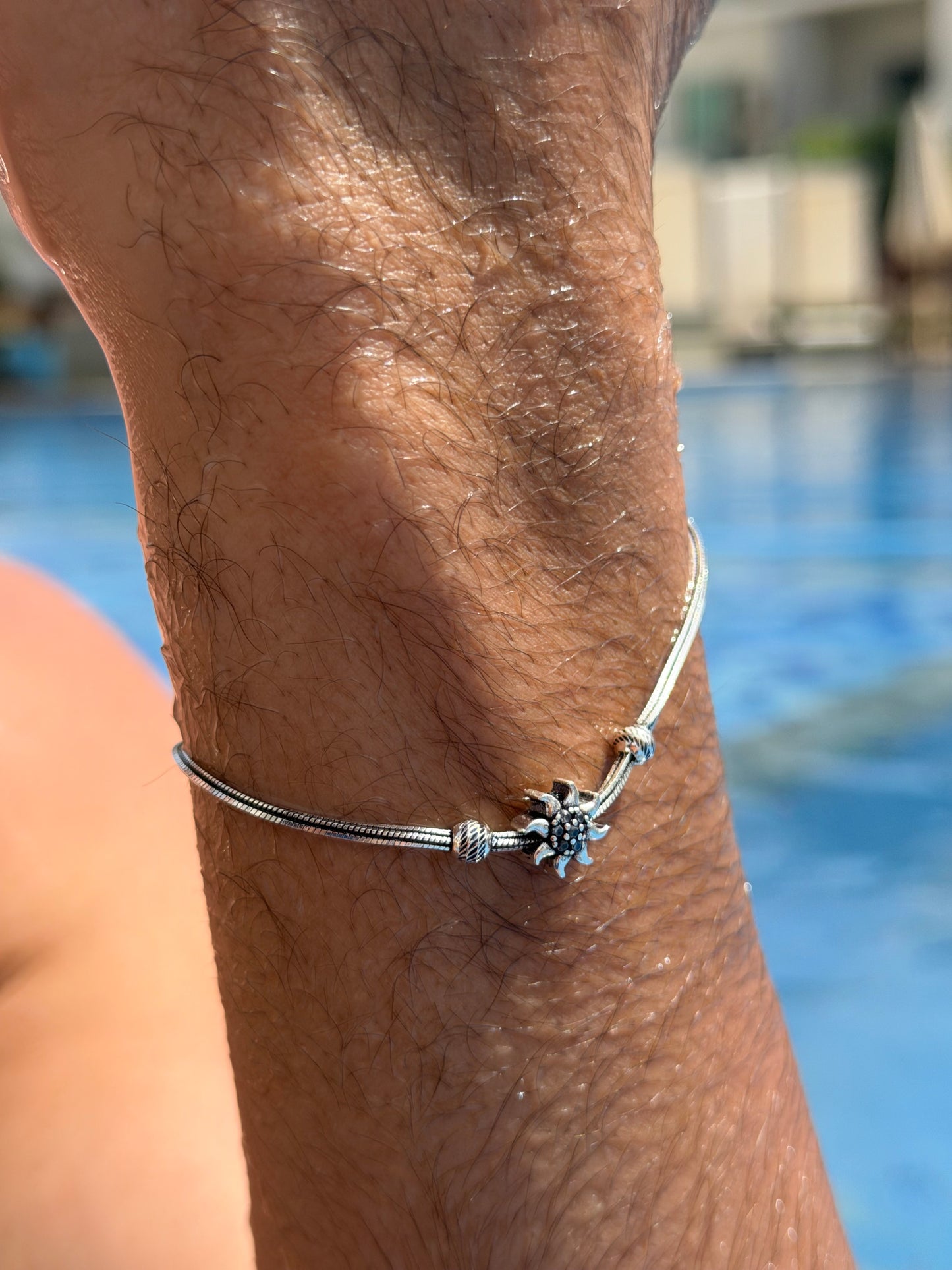 Sun Slider Bracelet Sterling Silver 925s