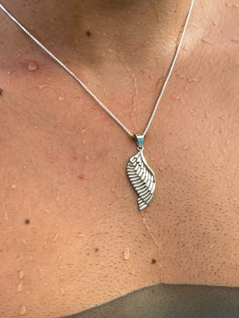 Wingspan Necklace for Men's Sterling Silver 925s