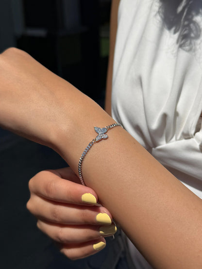 Butterfly Gro Bracelet -in Sterling Silver -925