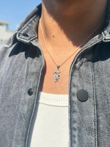 Outlaw Rider Necklaces for Men's Sterling Silver 925s