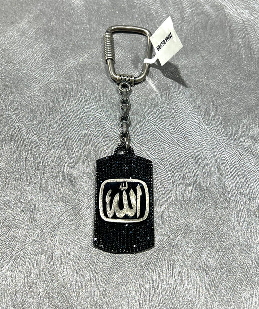 Allah -Zirconia Key Chain -Sterling Silver 925s